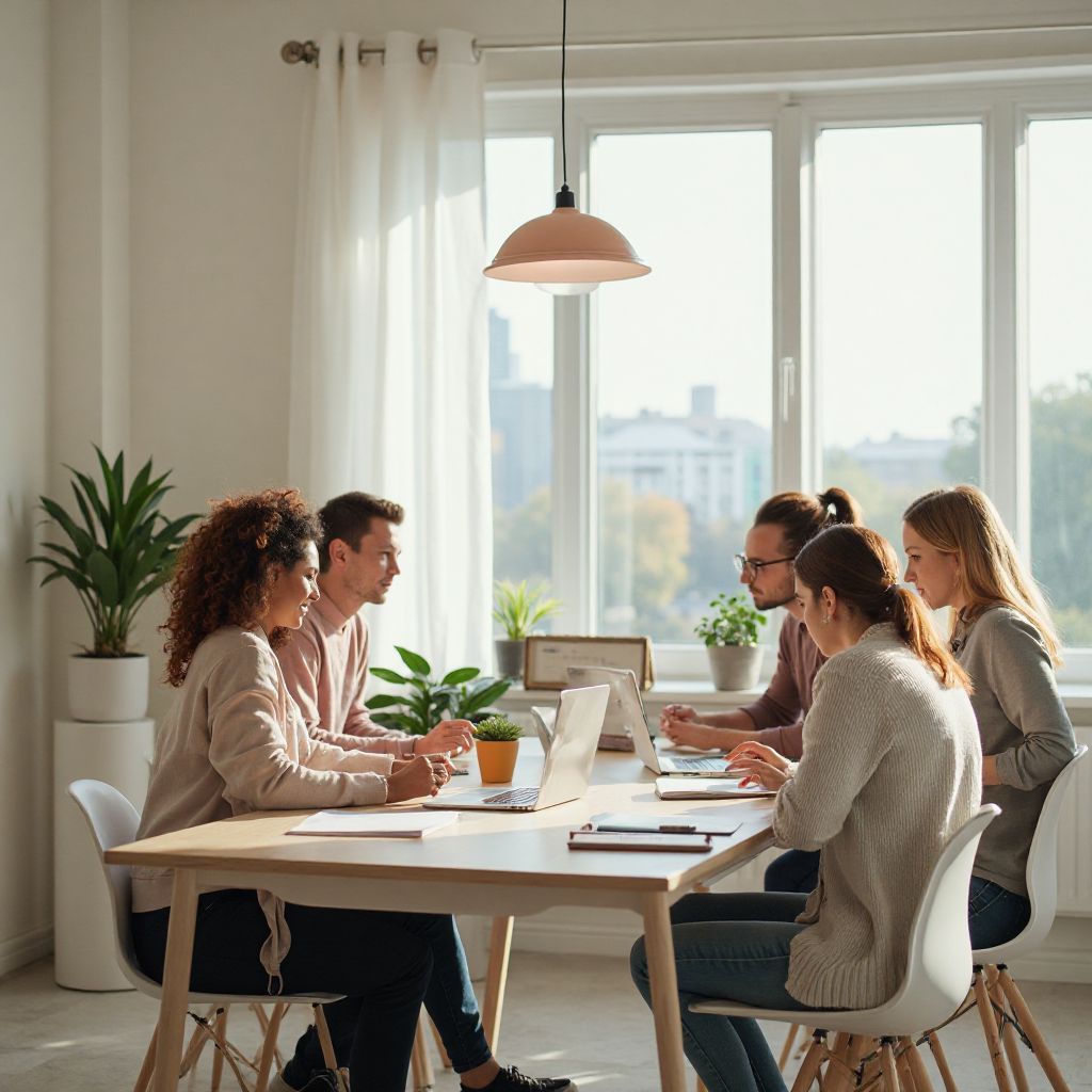 PureCarol team members collaborating on motivation strategies